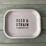 Seed & Strain Metal Rolling Tray